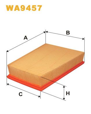 WIX FILTERS oro filtras WA9457